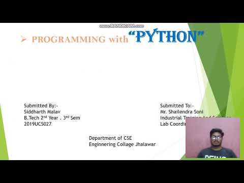 seminar industrial lab.. complete python theory  ...