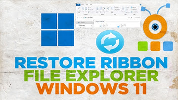 How To Restore Back The Ribbon In Windows 11 File Explorer