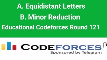 A and B solution | Educational Codeforces Round 121 (Rated for Div. 2) | Codeforces Solution |Bangla
