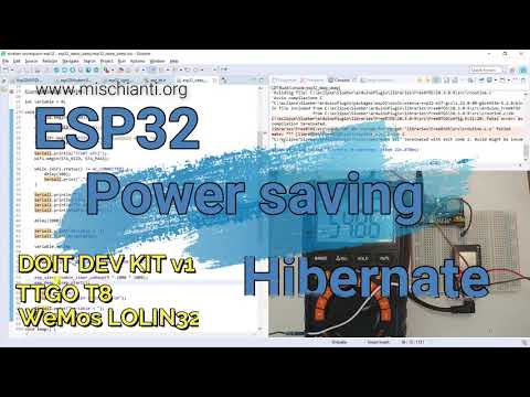 ESP32 practical power saving:  hibernation, DEV KIT v1 vs LOLIN32 vs TTGO T8 - 7