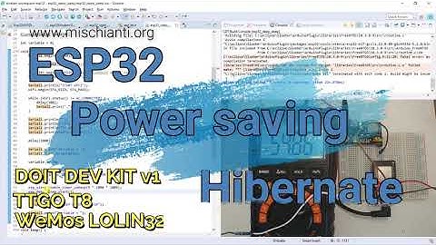 ESP32 practical power saving:  hibernation, DEV KIT v1 vs LOLIN32 vs TTGO T8 - 7