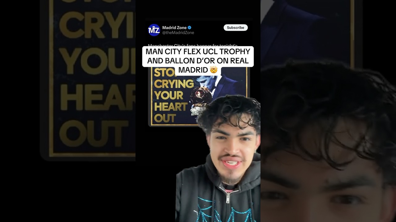 Manchester City Troll Real Madrid Before UCL Game