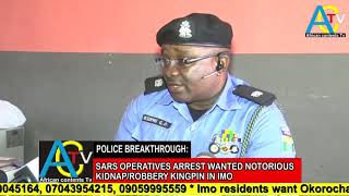 SARS Operatives in Imo arrest wanted notorious kidnap/armed robbery kingpin #ACTVnews