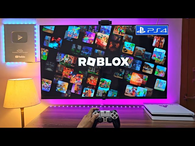 Roblox Gameplay (PS4 Slim) 