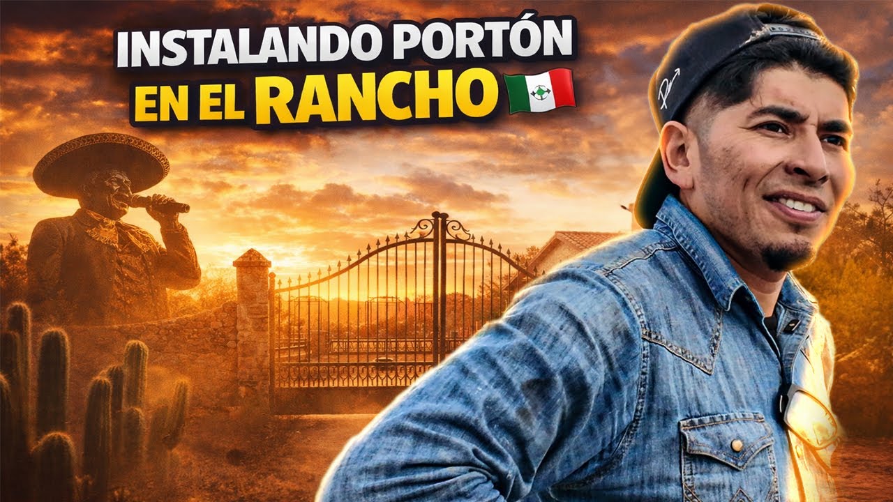 INSTALE PORTON EN RANCHO DE CANTANTE FAMOSO | EL LAGUNERO