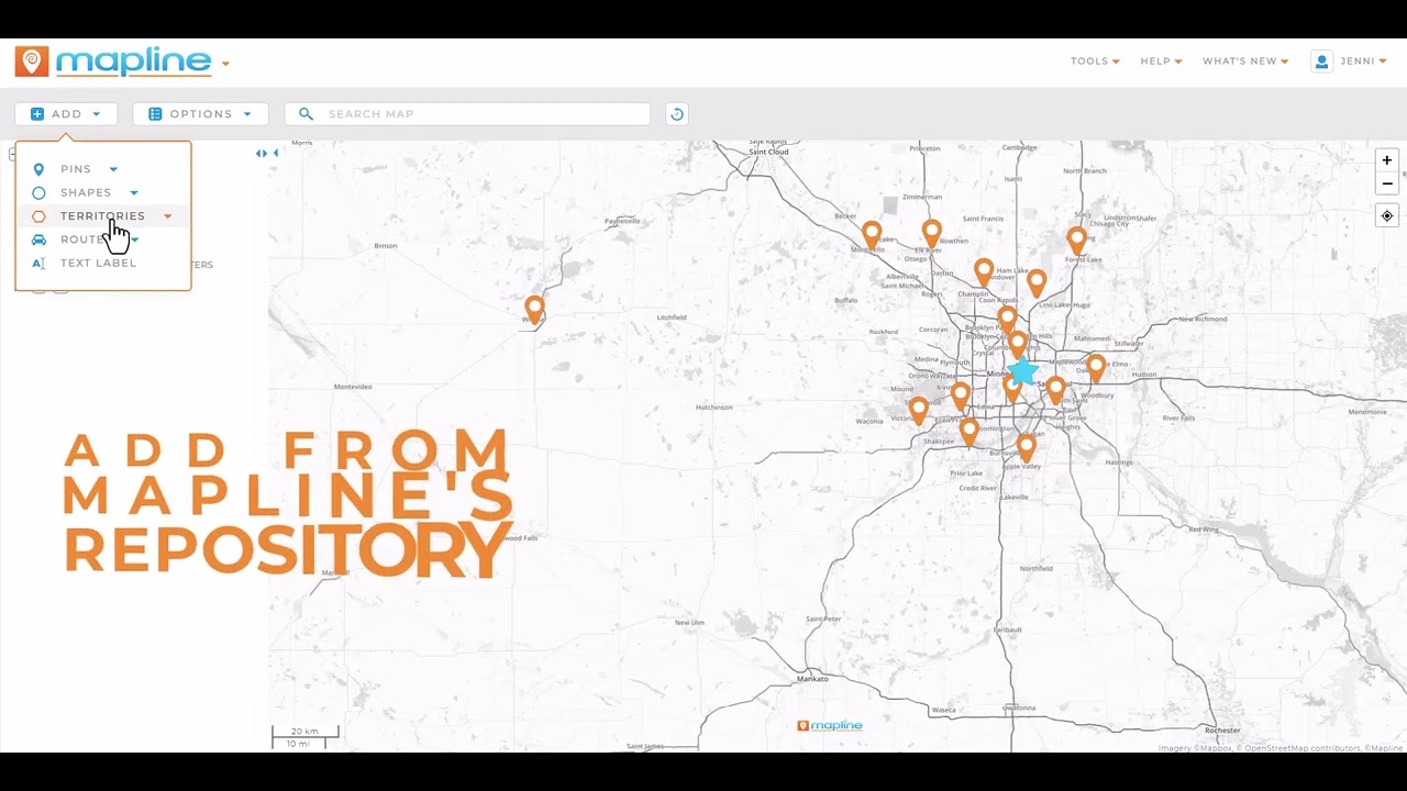 Quick Reference Guide: Add Map Territories