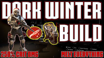 The Division 2 | This Build Melts Legendary Missions!! | The Dark Winter Is Back!! | Best PVE Build?