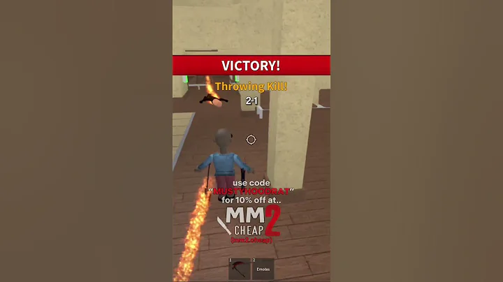 1V1 A FAN 😍 #mm2 #mm2roblox