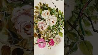 Rose painting