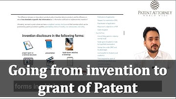 Complete Patent Procedure - from filing to grant of patent in India by Prasad Karhad