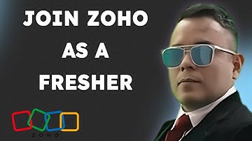 How To Join Zoho as a Fresher { 2025 edition }