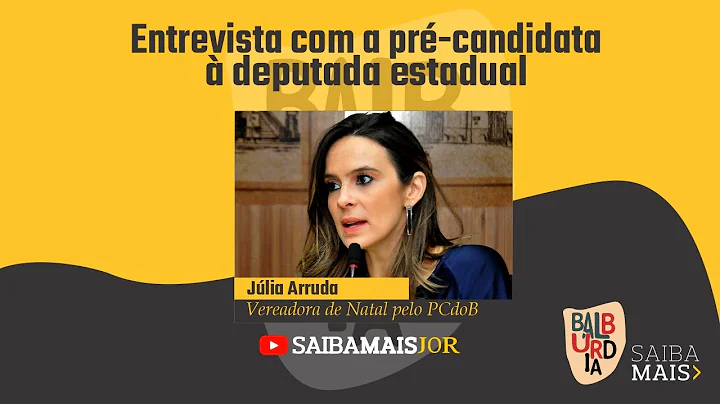 Entrevista com a pr-candidata  deputada estadual, ...