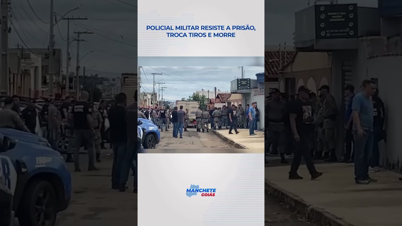 POLICIAL MILITAR RESISTE A PRISÃO, TROCA TIROS E MORRE