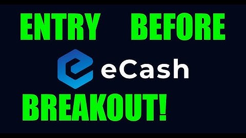 eCash XEC Entry Before Breakout! Price Chart & Update!