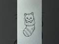 Cute Things to Draw When Bored - day 3 #easy #cute #sketch #art #drawing #tutorial #cutethings #cat