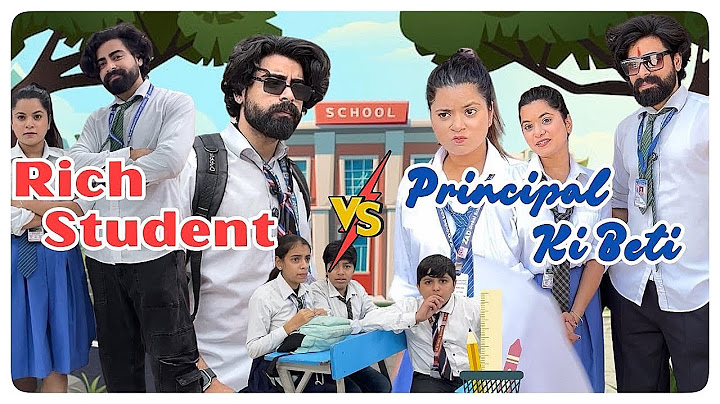 Rich Student vs Principal ki Beti 😎 #richstudent #principalkibeti #teratrigun