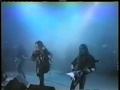 Sabbat playing  behind the cooked cross   slayer  in germany 1990