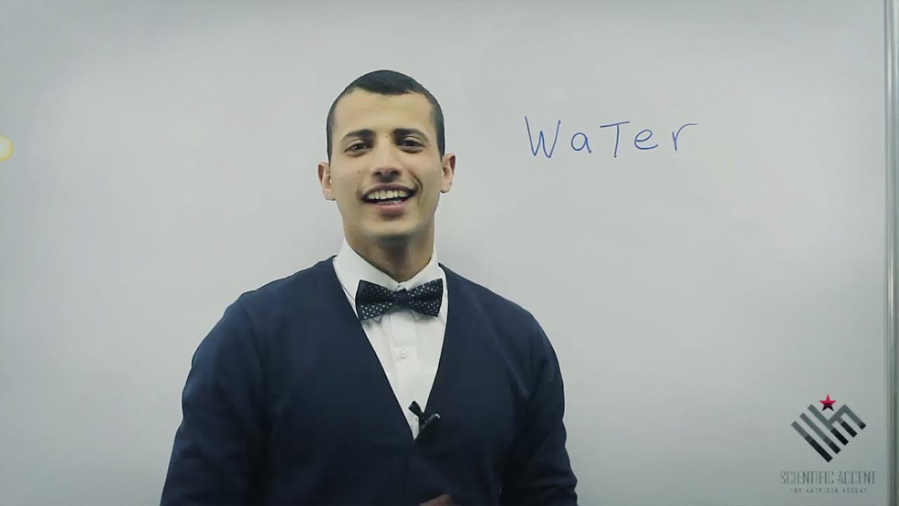 How to pronounce "water" in an American accent! - YouTube