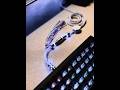 🔮 | Tarot Mystery Purple Light Luxury Keyboard Cable