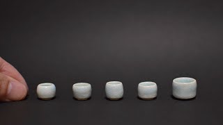 How do I create a miniature ceramics