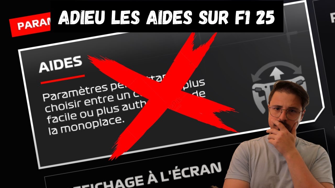 MES CONSEILS POUR ENLEVER LES AIDES SUR F1 25