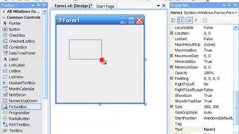 VB (Visual Basic) 2008 : Control & Properties - Shortcuts & Smart Tags
