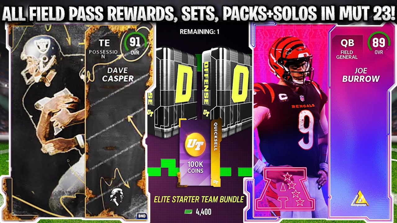 SO MANY FREE CARDS! ALL FIELD PASS REWARDS, SETS, PACKS, AND SOLOS IN MUT 23!