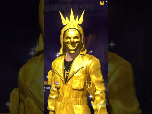 Novo Top Criminal Dourado no Free Fire #freefire #ff #freefirelovers #garena #topcriminal