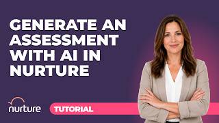 Generating assessment tasks with AI in Nurture