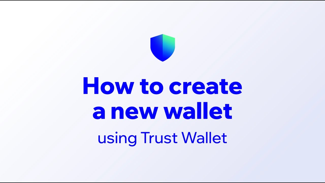 How to create a new crypto wallet – Official Trust Wallet Guide