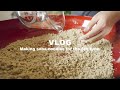 [二八蕎麦]8回目のそば打ち 前編 // Making soba noodles for the 8th time. ep.1 [VLOG #93][CNC][テレワークな日々]