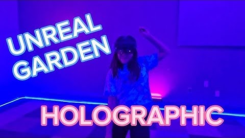 Mila virtually explores the Unreal Garden