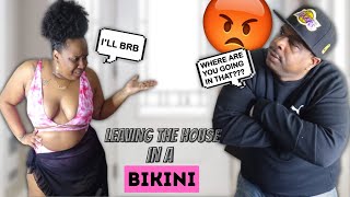 Leaving The HOUSE In A BIKINI To See How MY BOYFRIEND REACTS...