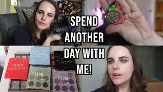 trying colourpop palettes + treating myself to a new bag + chicken wings for dinner ~ daily vlog