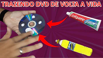 O que é bom para limpar DVD?