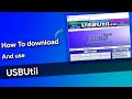 How to download and use USBUtil