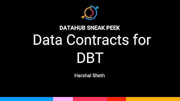 Sneak Peek - Data Contracts for dbt: Where Expectations Meet Automation