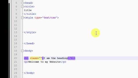 HTML TUTORIAL -29- CLASSES [URDU]