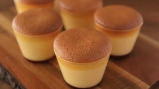 蜂蜜かすてらプリンケーキの作り方（How to make honey kasutera pudding cake）