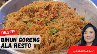 CARA MEMBUAT BIHUN GORENG ALA RESTO