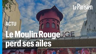 Les ailes du Moulin Rouge se sont décrochées dans la nuit à Paris, aucun blessé à déplorer