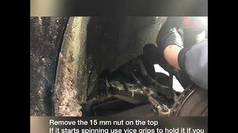 How to replace front end sway bar links on a 2009 focus