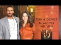 Can Yaman & Demet Ozdemir ❖ Interview ❖ Murex d'Or ❖ Can speaking English ❖  2019