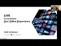 Vaader Seminar: LiVE: Toward Better Live Video Experience - H. Amirpourazarian