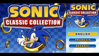 DS Longplay - Sonic Classic Collection - All Games 100% All Emeralds
