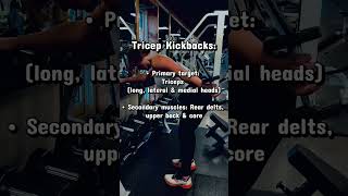 💪 Tricep Kickbacks #calorie #better #discipline #workout #food