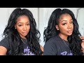 This U-Part Wig Looks EXACTLY Like My Hair! Half up Half Down With A U-Part Wig | RPGShow