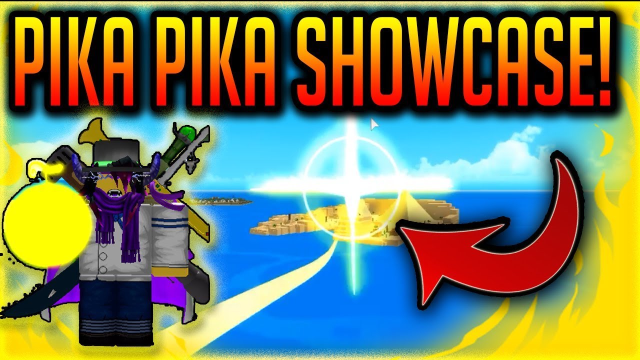 Pika Pika Devilfruit One Piece Millenium Roblox Pika Light Devilfruit Showccase Youtube - how to find a devil fruit fast one piece millennium roblox