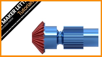 Fusion Straight Bevel Gear Project