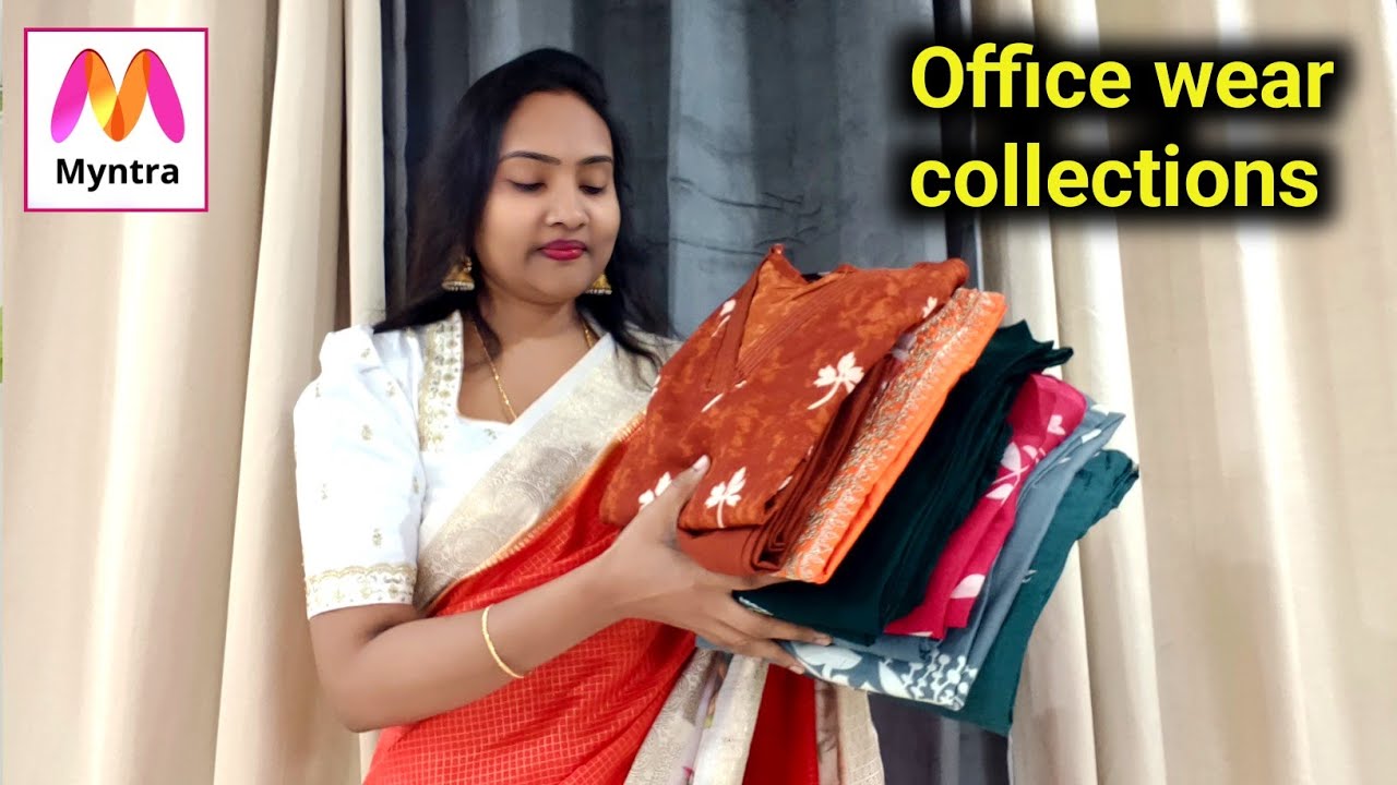 Myntra Office wear 🛍️😍 Super comfort collection Cristmas offers లో 